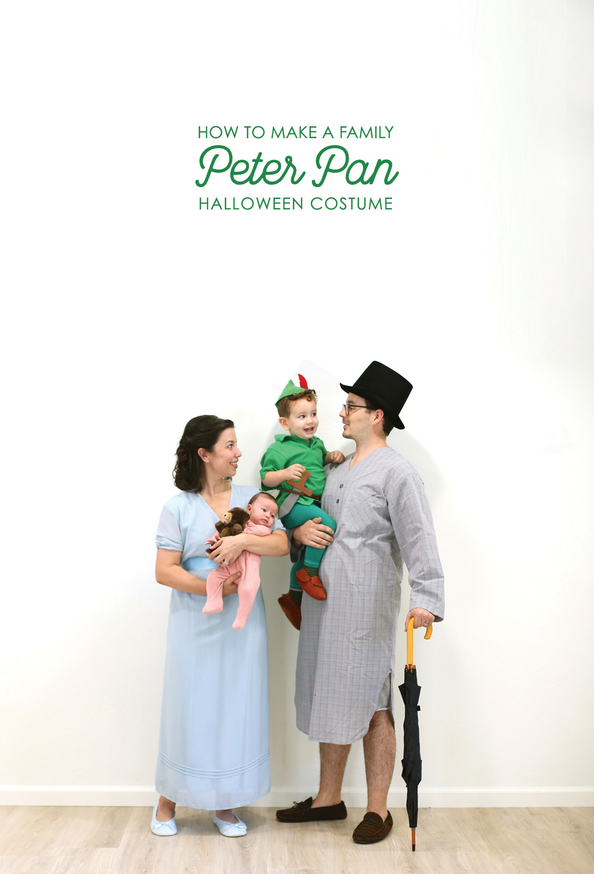 Peter Pan Costume DIY
 Picture DIY Peter Pan characters’ costumes