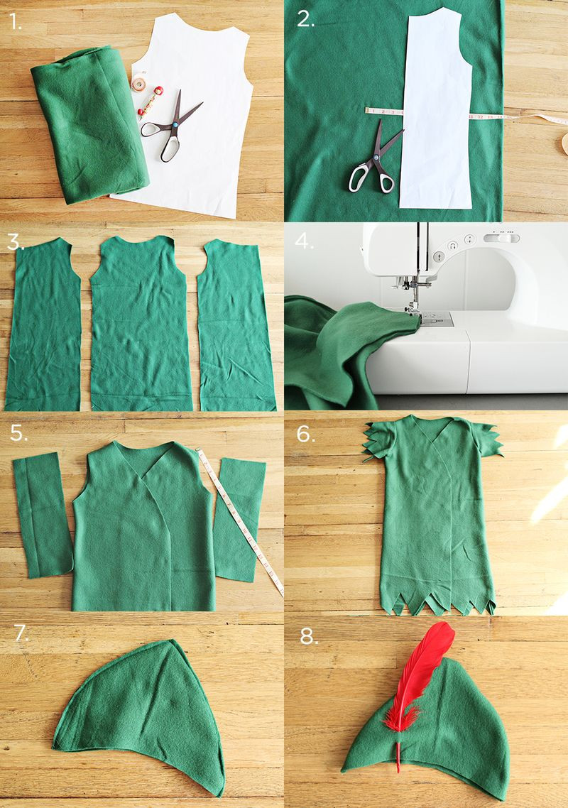 Peter Pan Costume DIY
 Peter Pan and The Lost Boys Costume DIY A Beautiful Mess