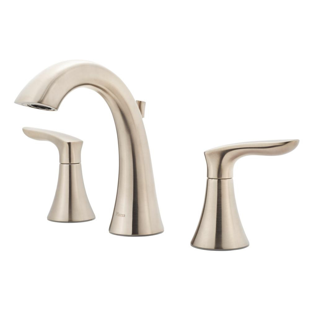 Pfister Bathroom Sink Faucets
 Pfister Weller 8 in Widespread 2 Handle Bathroom Faucet