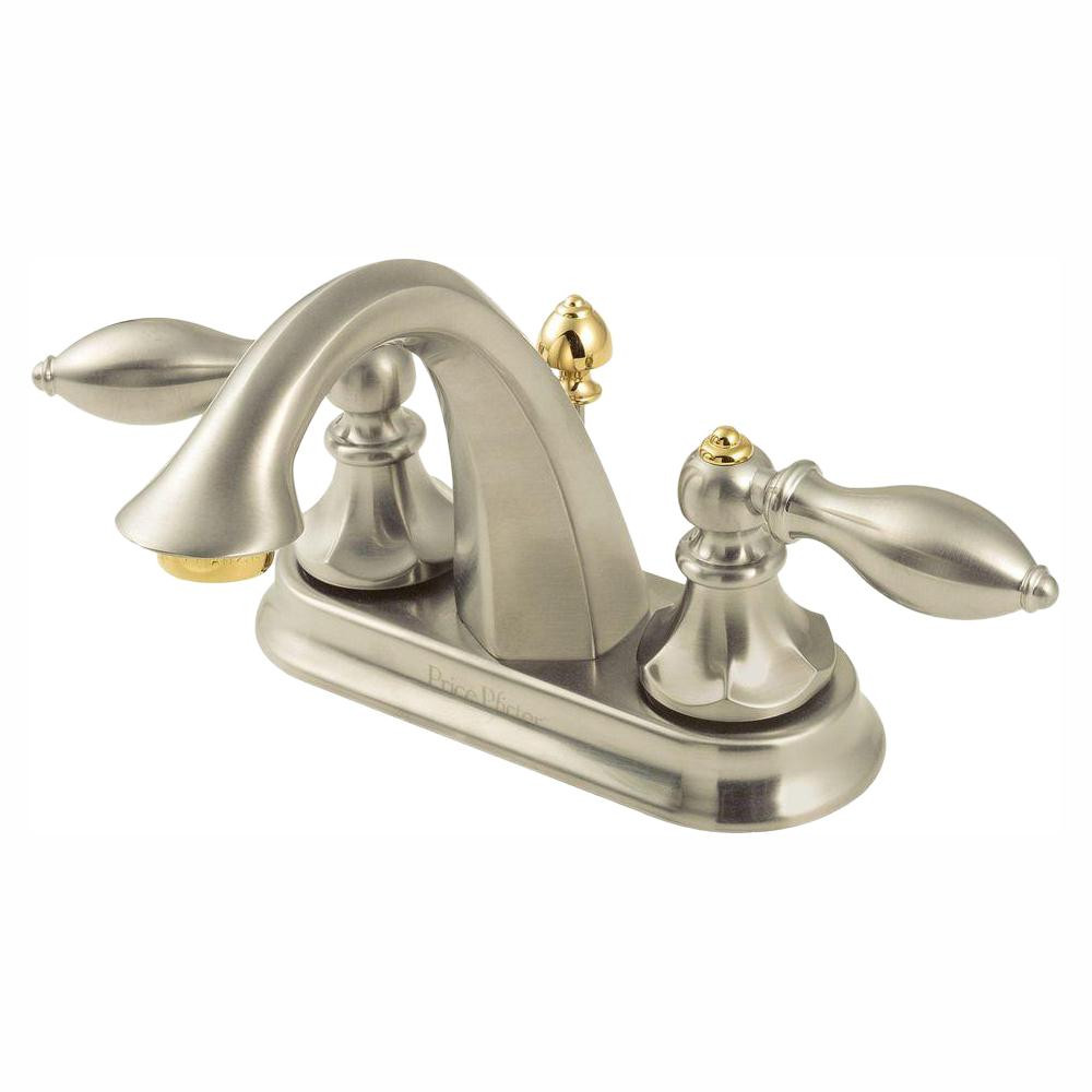 Pfister Bathroom Sink Faucets
 Pfister Catalina 4 in Centerset 2 Handle Bathroom Faucet