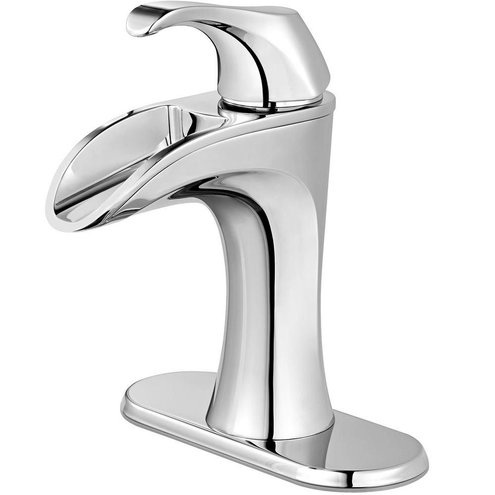 Pfister Bathroom Sink Faucets
 Pfister Brea 4 in Centerset Single Handle Waterfall