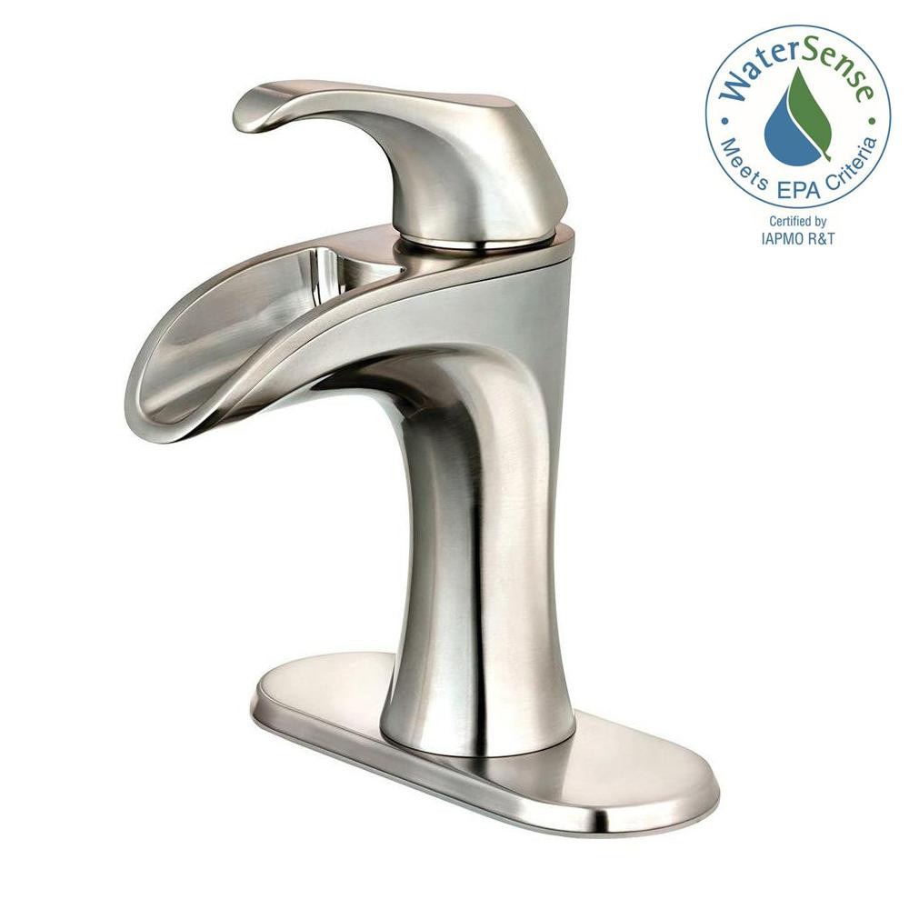 Pfister Bathroom Sink Faucets
 Pfister Brea 4 in Centerset Single Handle Bathroom Faucet