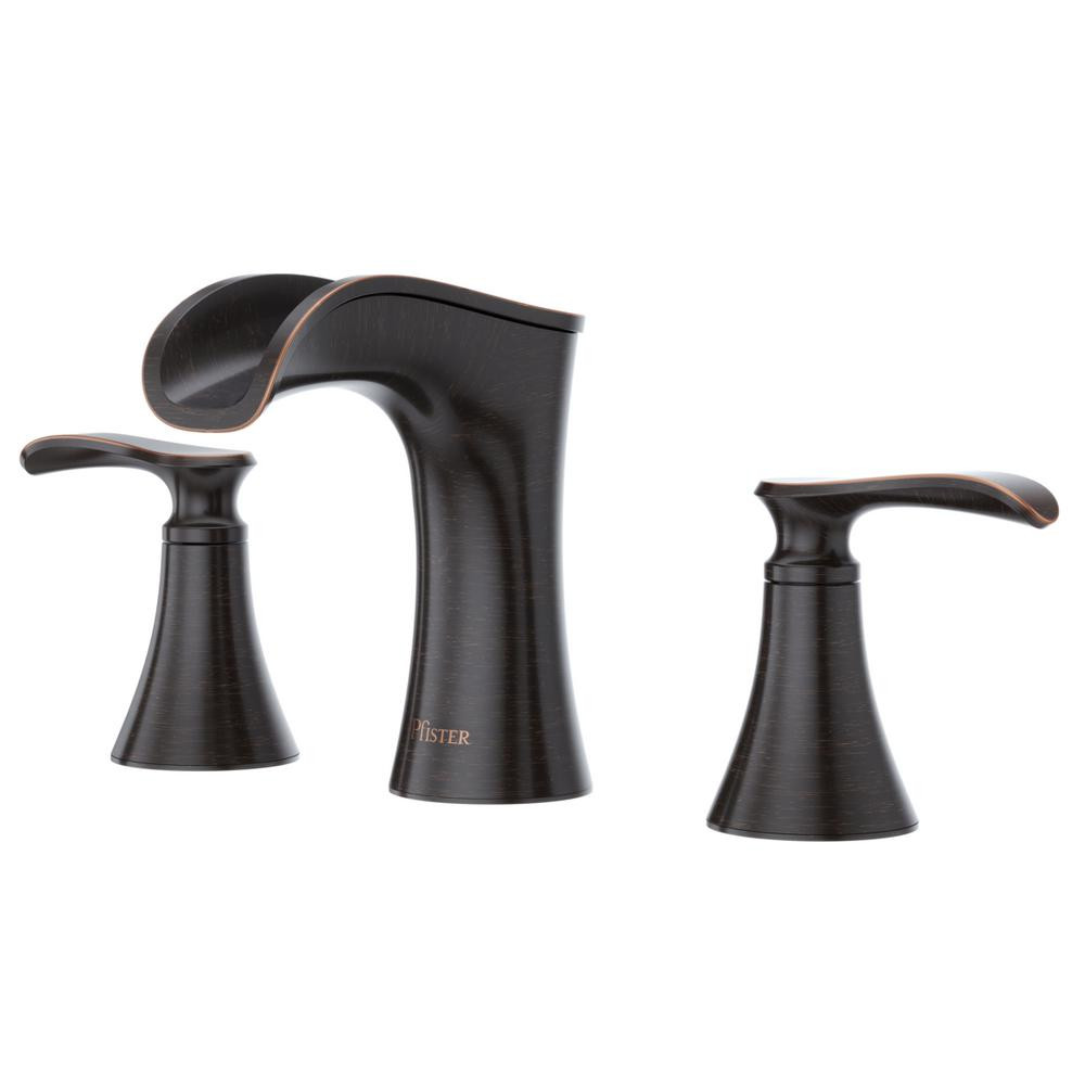 Pfister Bathroom Sink Faucets
 Pfister Jaida 8 in Widespread 2 Handle Bathroom Faucet in