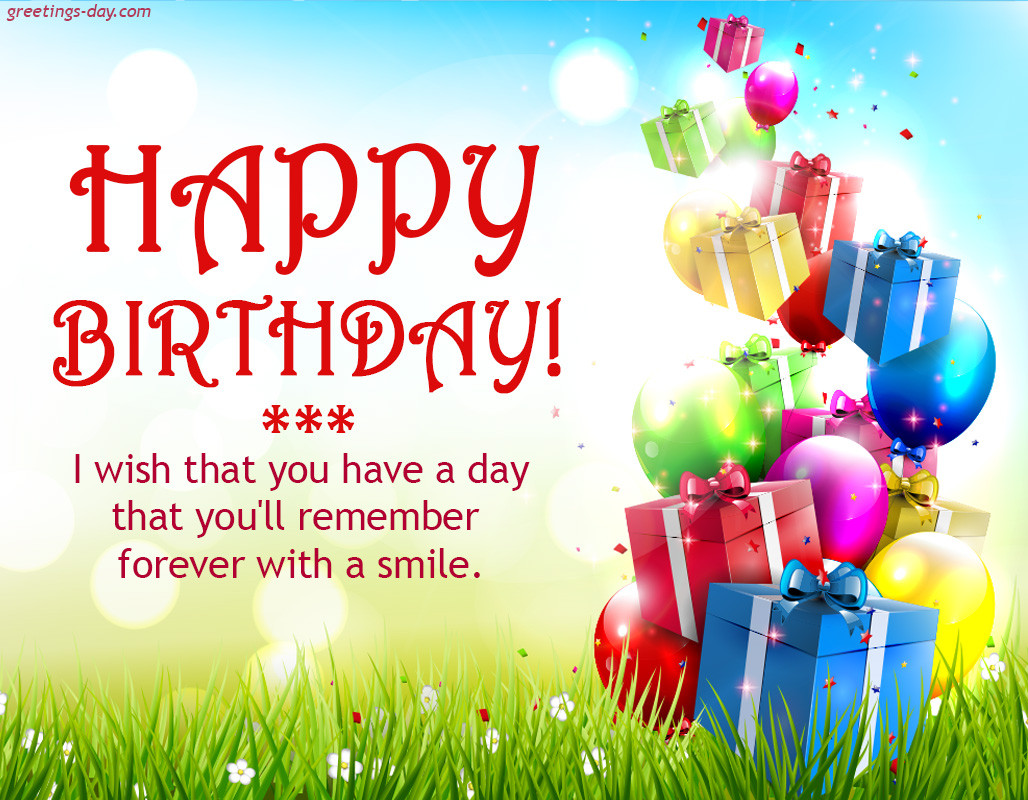 Photos Of Birthday Wishes
 Free Birthday eCards Happy BDay Messages and Pics