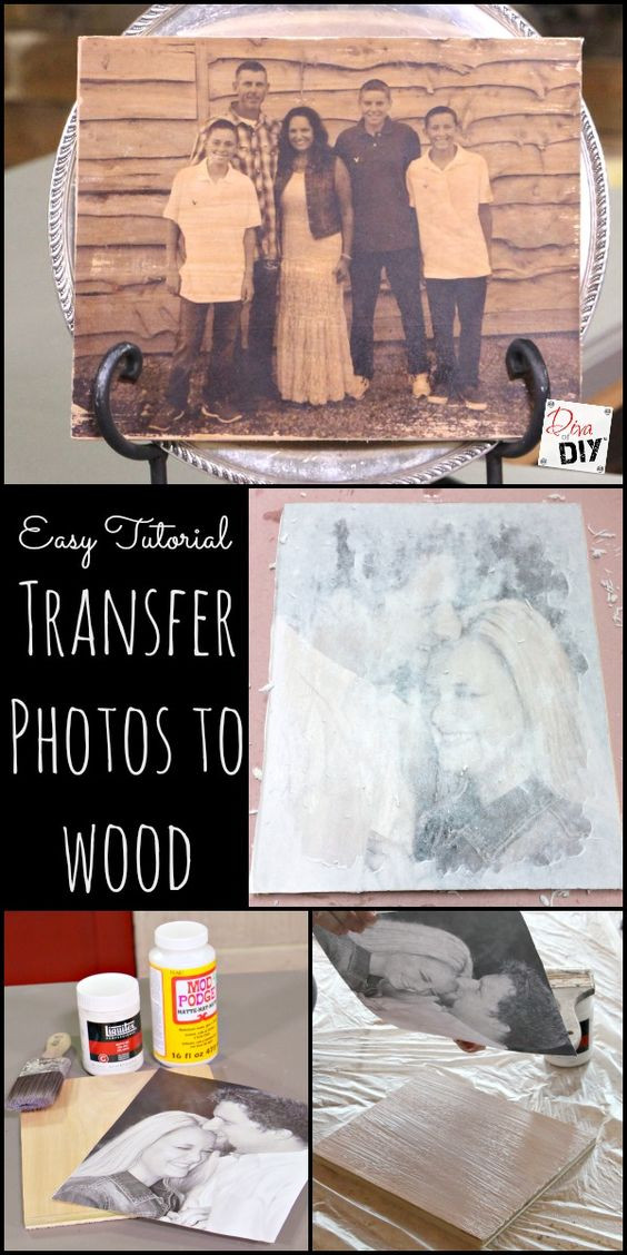 Photos On Wood DIY
 12 DIY Ideas to Transfer s to Wood Pretty Designs