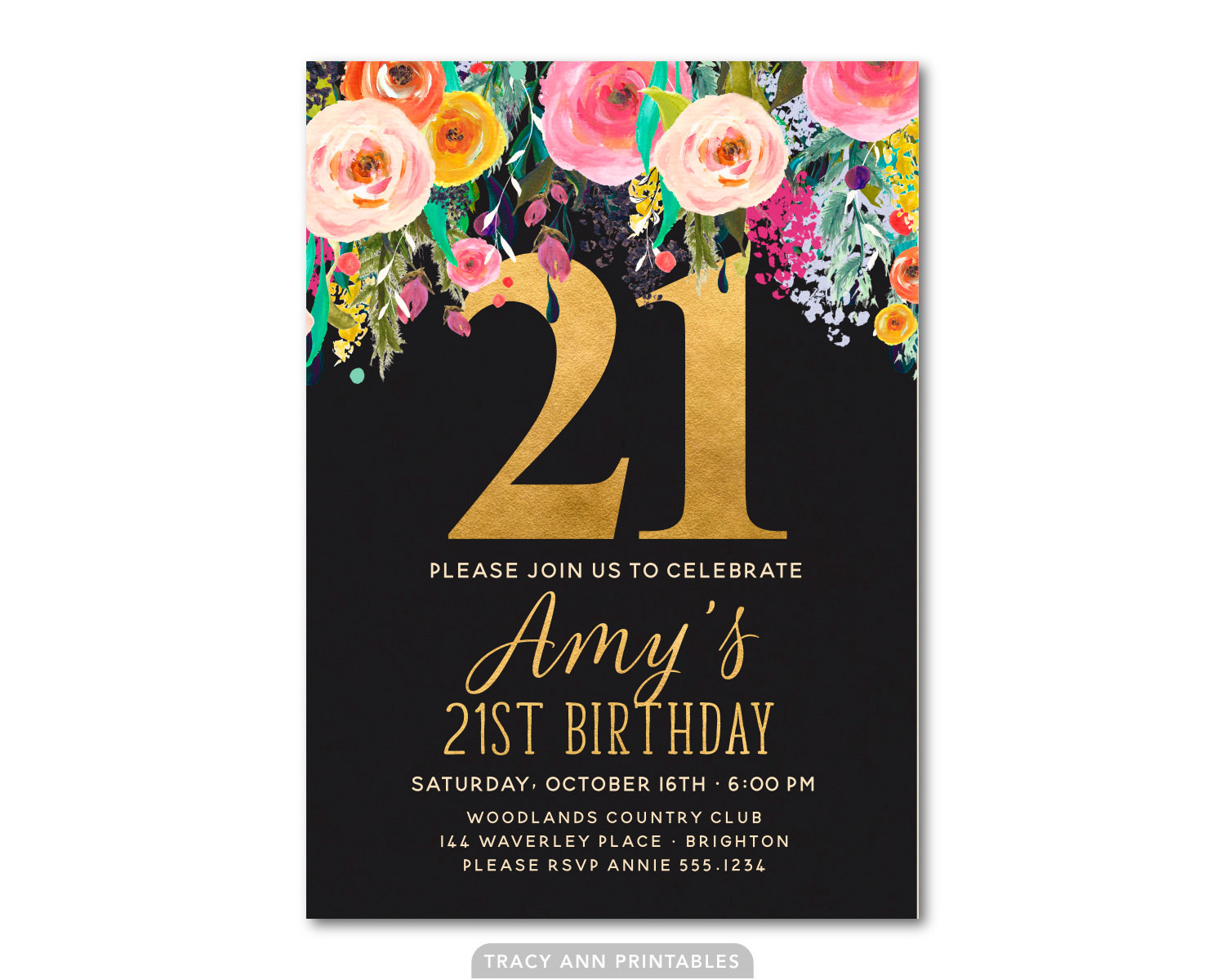 Picture Birthday Invitations
 FREE 21st Birthday Invitations Wording – FREE Printable