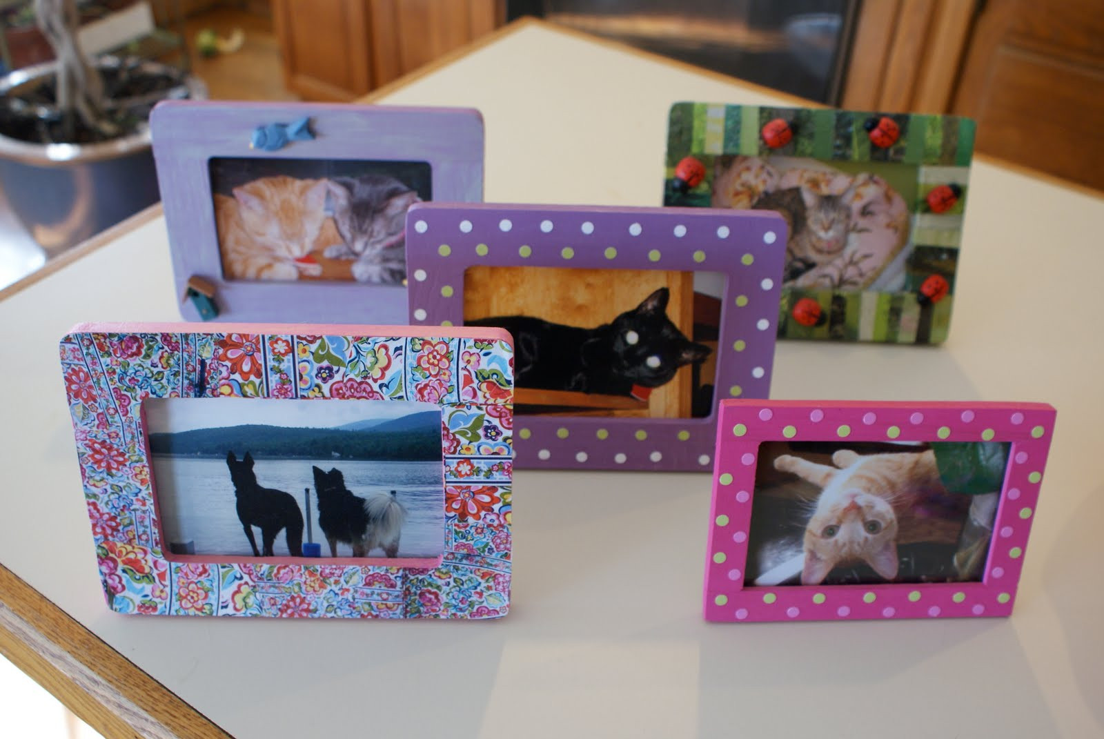 Picture Frame Decorating Craft Ideas
 Babbling Brooke Getting Crafty Decorating Picture Frames