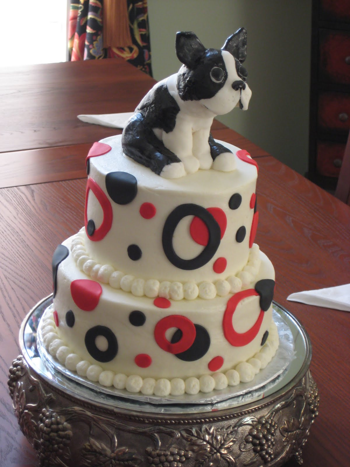 Picture Of Birthday Cakes
 f THe lOvE oF CakE Brothers Boston Terrier Birthday Cake