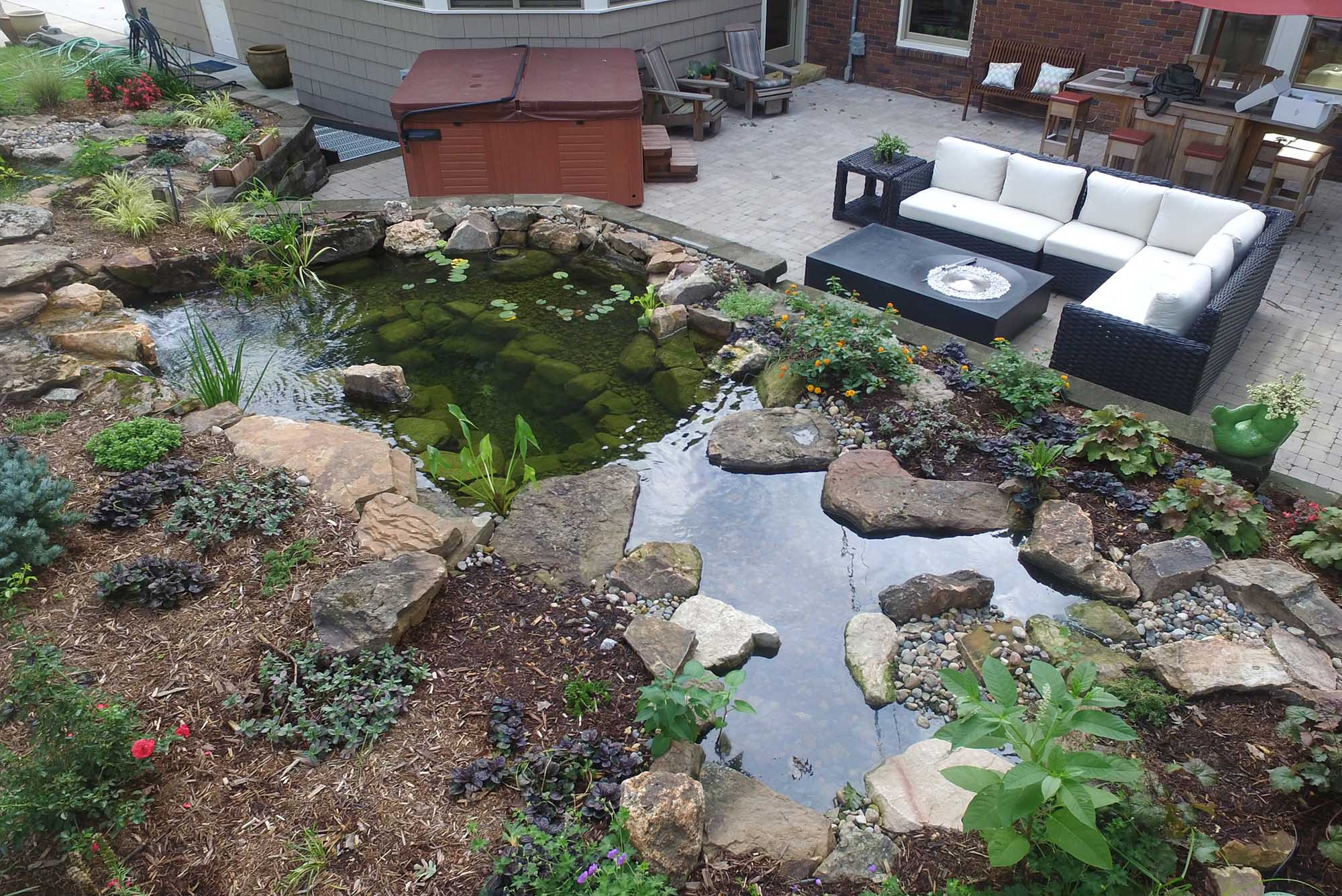 Pictures Of Backyard Ponds
 9 Steps For Building A Backyard Pond In Des Moines