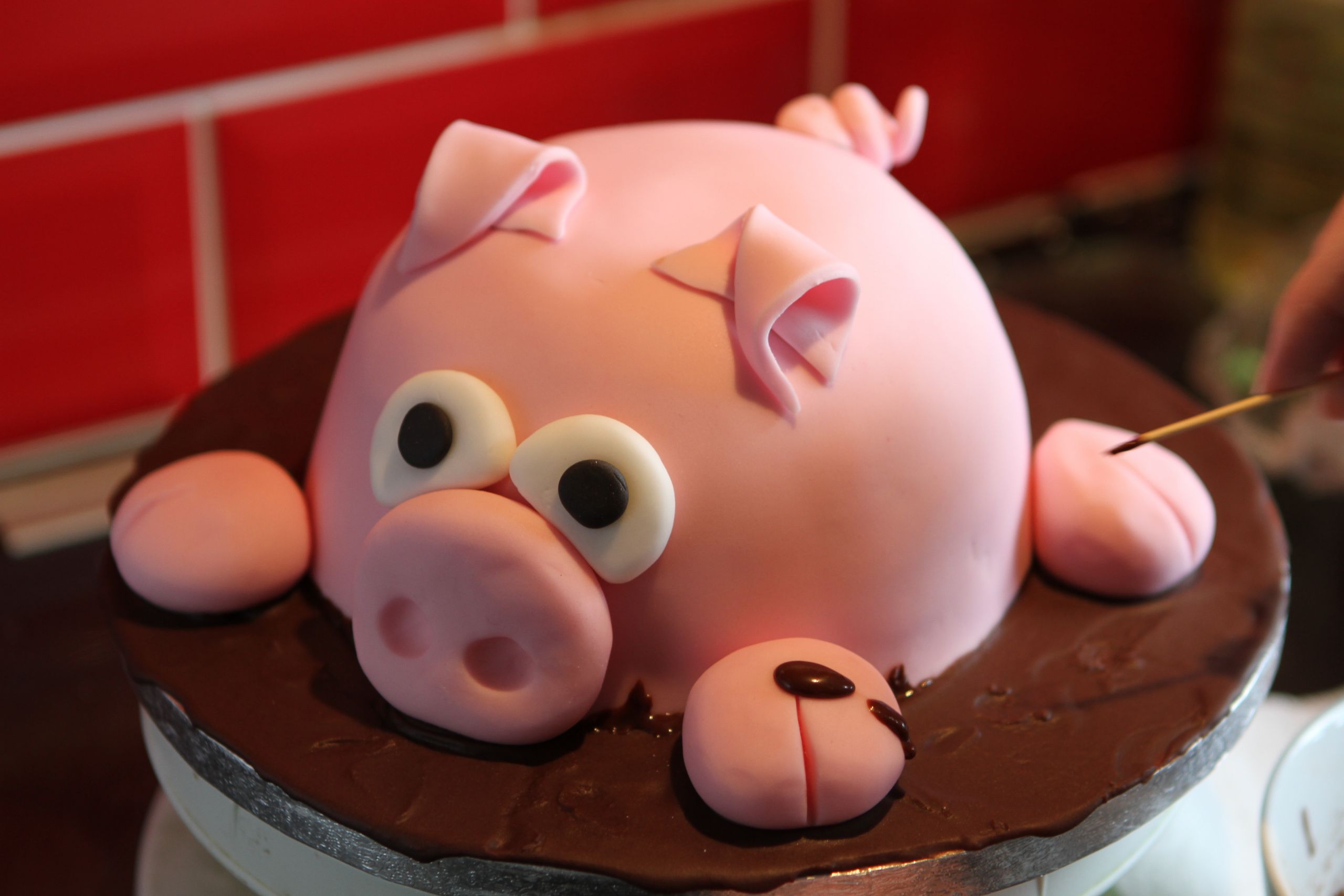 Pig Birthday Cake
 A Pig Birthday Cake