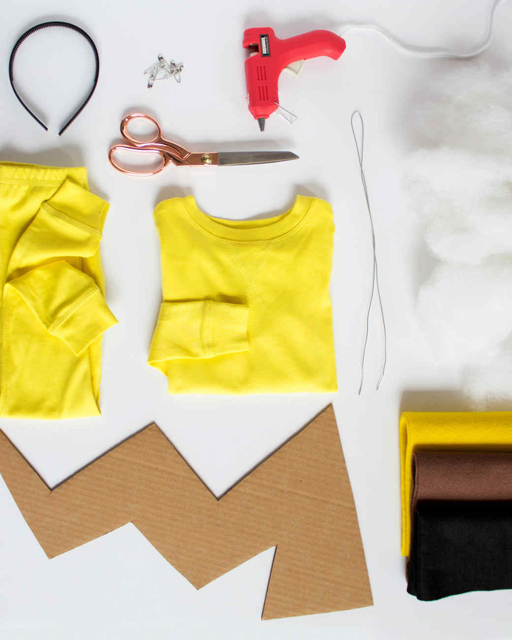 Pikachu Costume DIY
 You Can Make This Pikachu Costume Using Pajamas and a Few