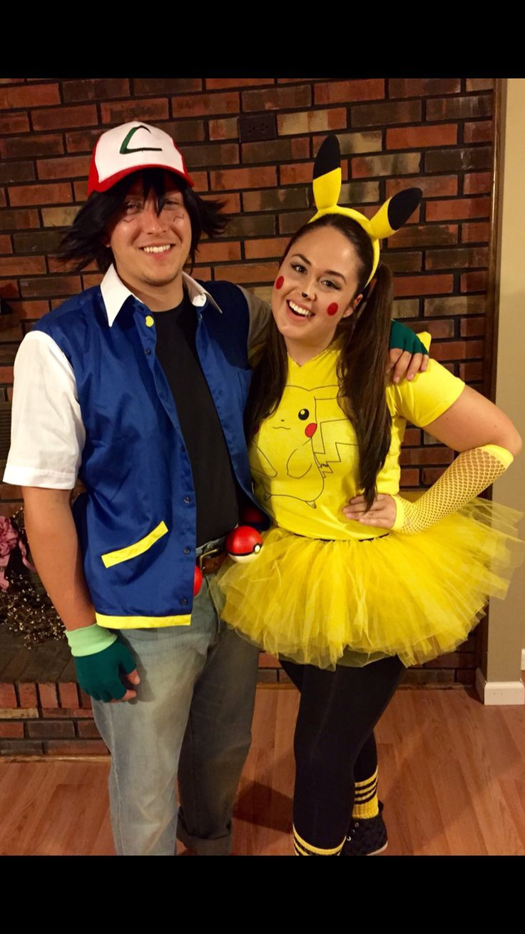 Pikachu Costume DIY
 couplescostume Pikachu Pokemon AshKetchum