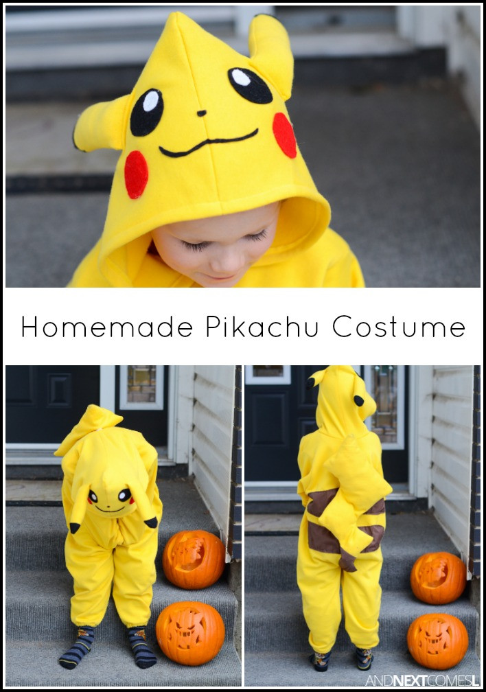 Pikachu Costume DIY
 Homemade Pikachu Costume