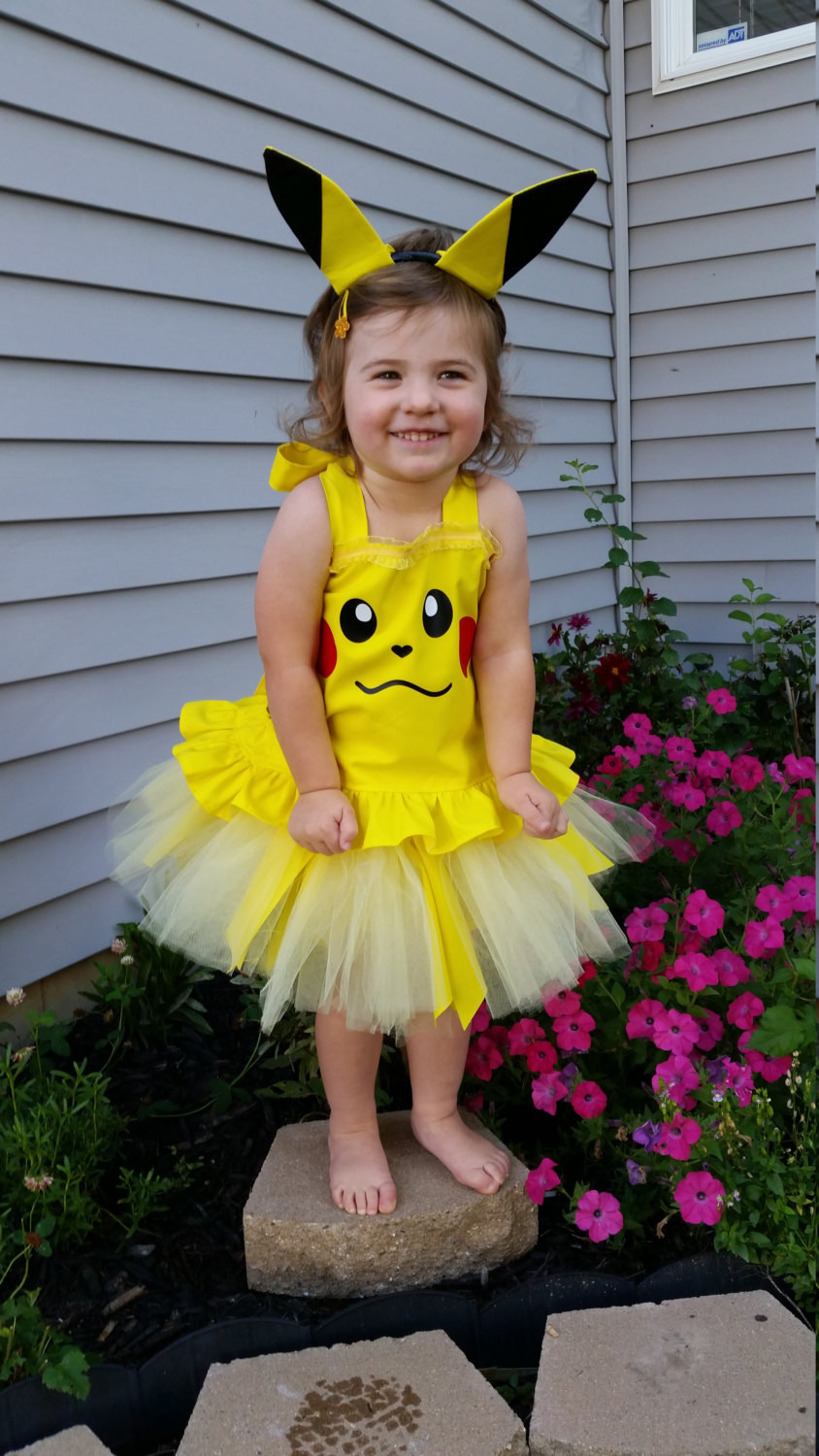 Pikachu Costumes DIY
 Pikachu Inspired Costume Pikachu Birthday Outfit Pikachu