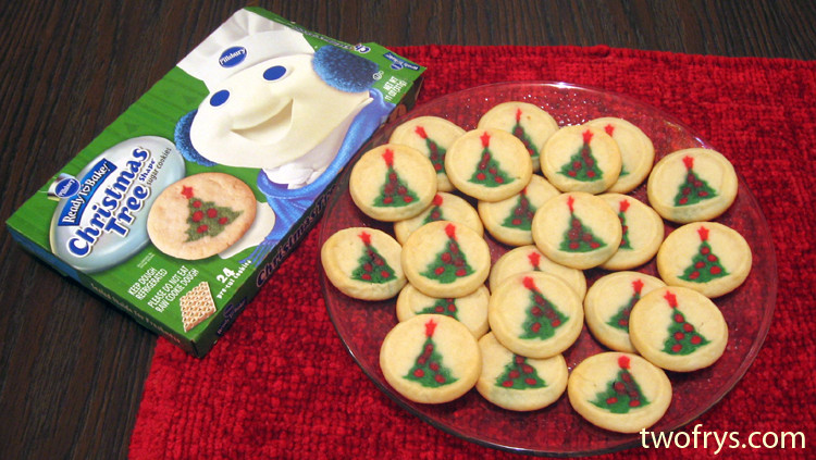 Pillsbury Christmas Cookies
 Two Frys Pillsbury Christmas Tree Shape Sugar Cookies