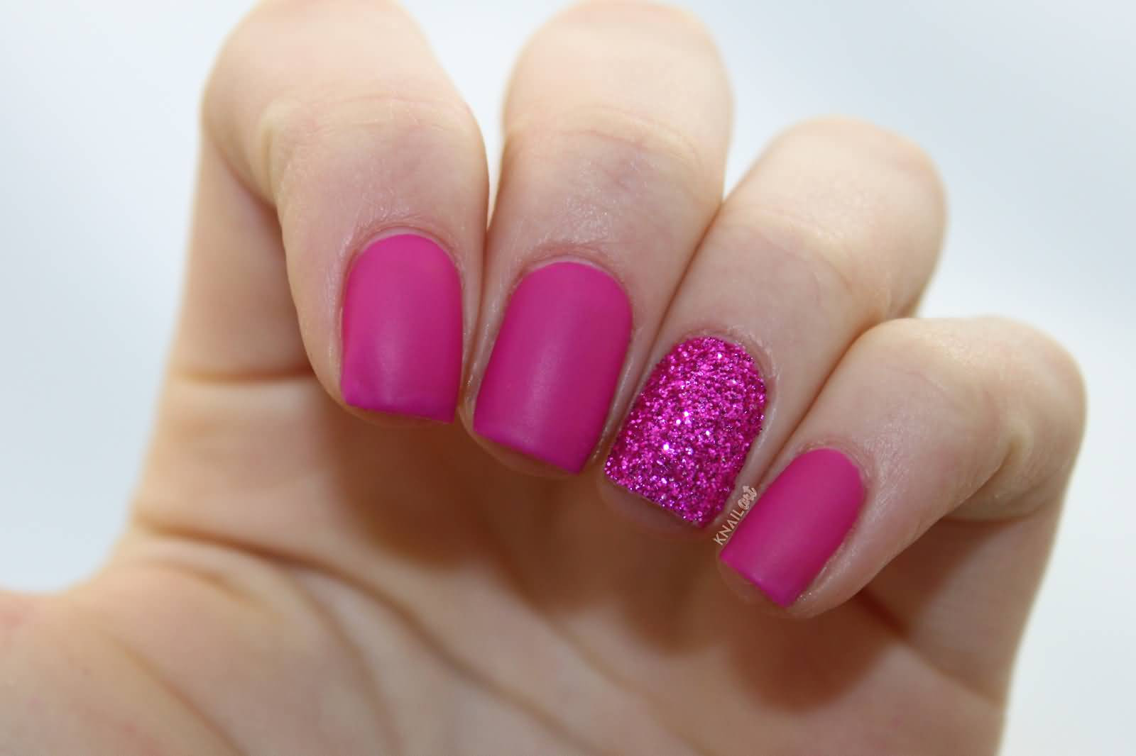 Pink Glitter Nail Designs
 65 Incredible Glitter Accent Nail Art Ideas You Need To