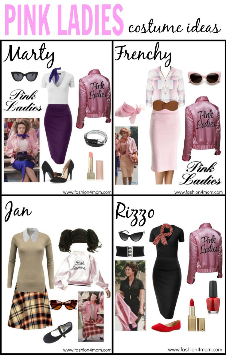 Pink Lady Costume DIY
 Grease Costume Idea The Pink La s T Birds Sandy