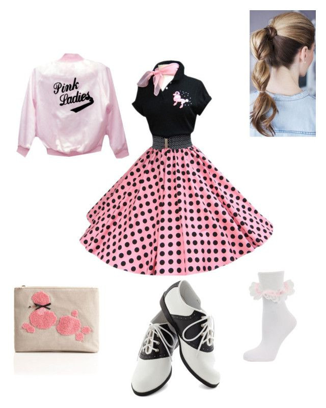 Pink Lady Costume DIY
 Halloween Costume Party 50 s Cutie