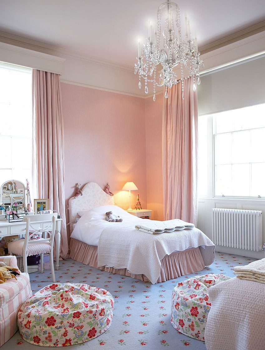 Pink Shabby Chic Bedroom
 30 Creative and Trendy Shabby Chic Kids’ Rooms