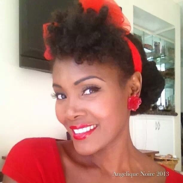 Pinned Up Hairstyles For Black Women
 Pin Up Hairstyles For Black Women