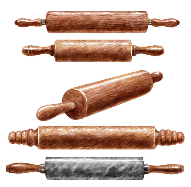 Pins Illustration
 Best Rolling Pin White Background Illustrations Royalty