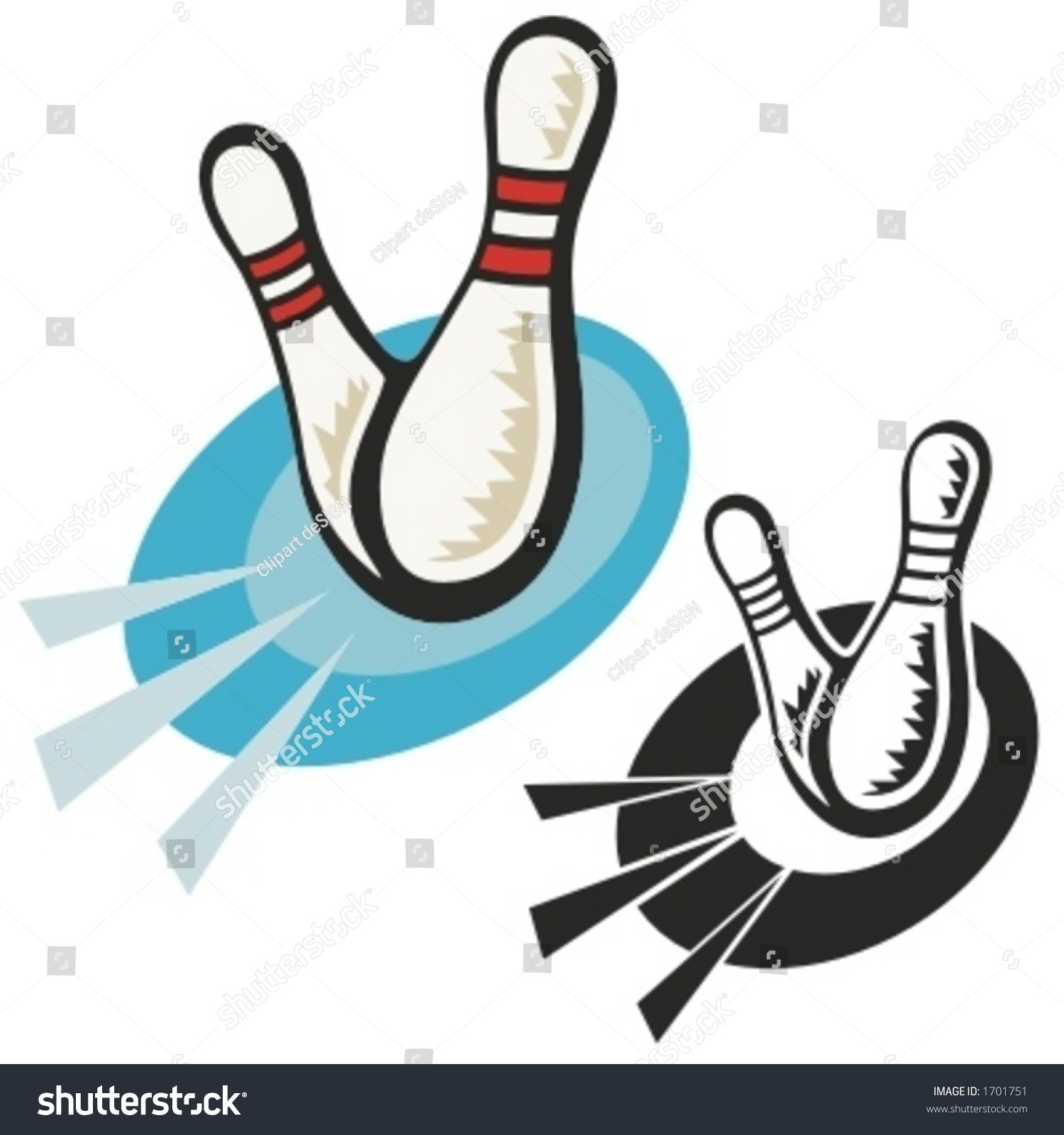 Pins Illustration
 Bowling Pins Vector Illustration Shutterstock