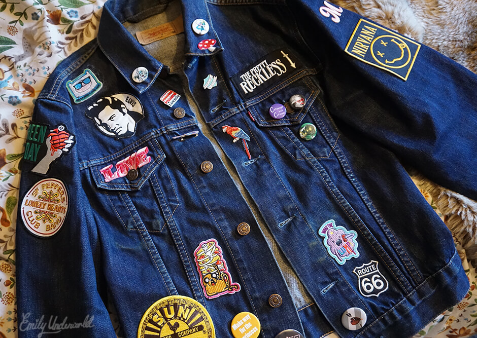 Pins On Denim Jacket
 My Denim Jacket Pins & Patches