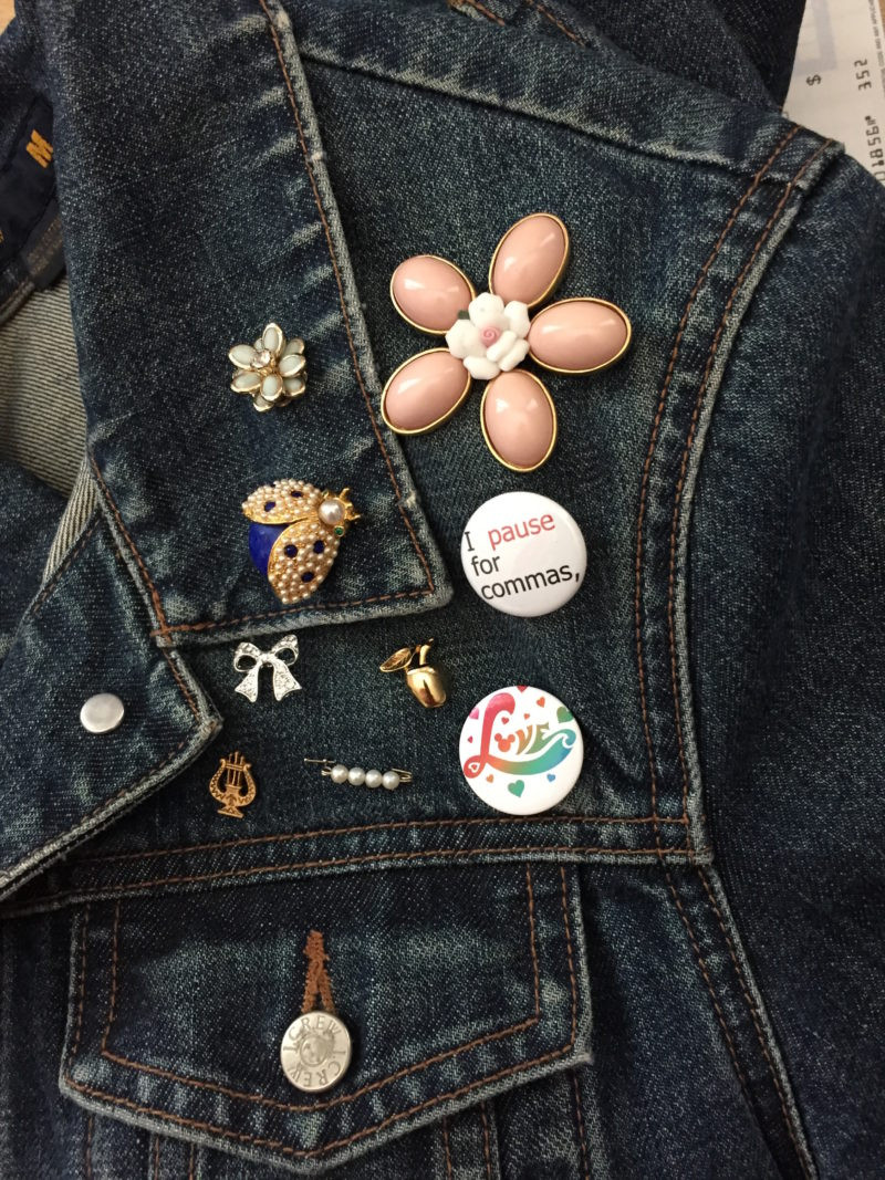 Pins On Denim Jacket
 Style Trend Denim Jacket Pins