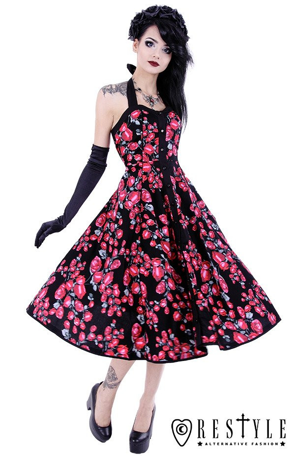 Pins Outfit
 Pin up dress 50 style retro skirt evening circle dress
