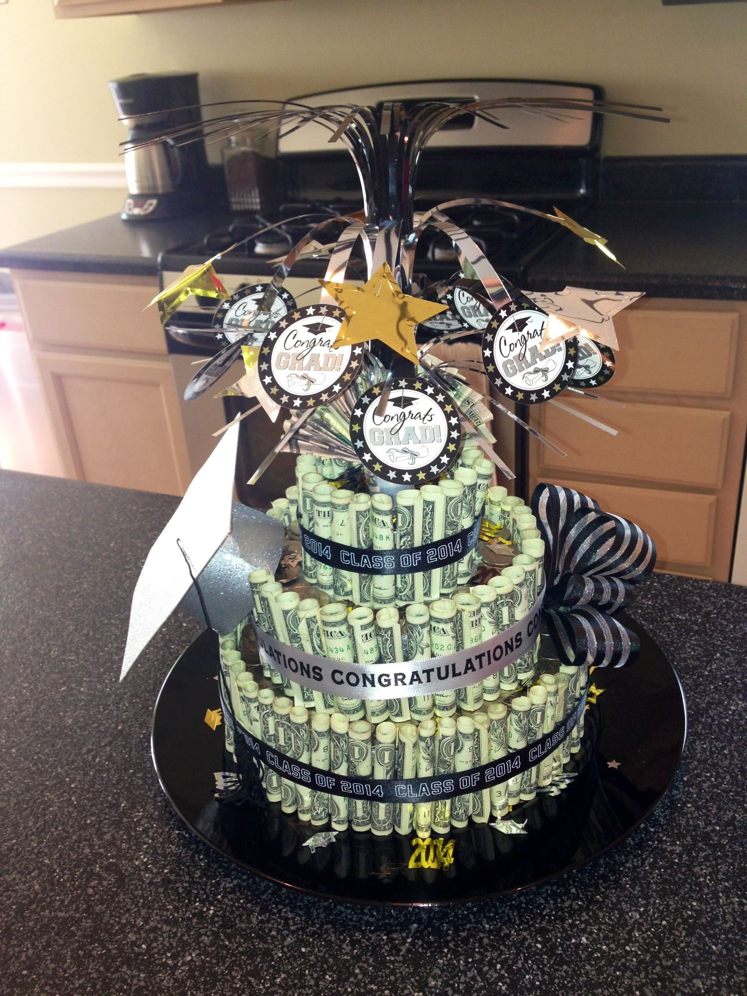 Pinterest Graduation Gift Ideas
 Graduation present ideas Money cake My brother loved it