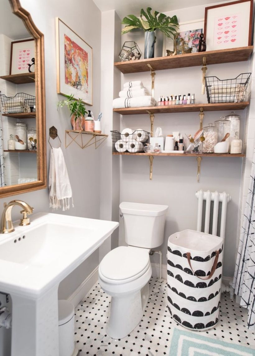 Pinterest Small Bathroom Ideas
 50 Farmhouse Bathroom Ideas For Small Space HomeCantuk