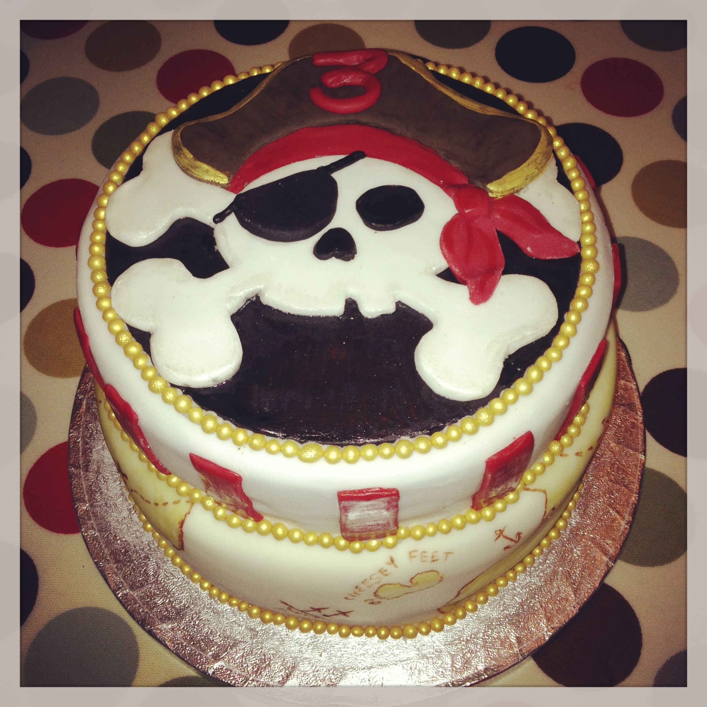 Pirate Birthday Cakes
 Happy 3rd Birthday Boy – Vicki Kate Makes