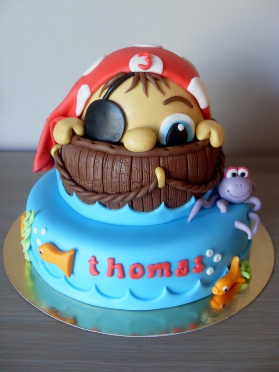 Pirate Birthday Cakes
 Little Pirate Birthday Cake CakeCentral