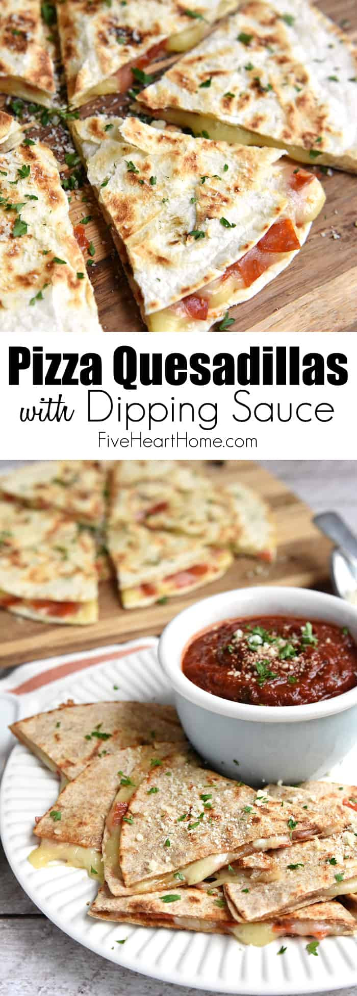 Pizza Dipping Sauce Recipe
 Pizza Quesadillas Pizzadillas with Dipping Sauce