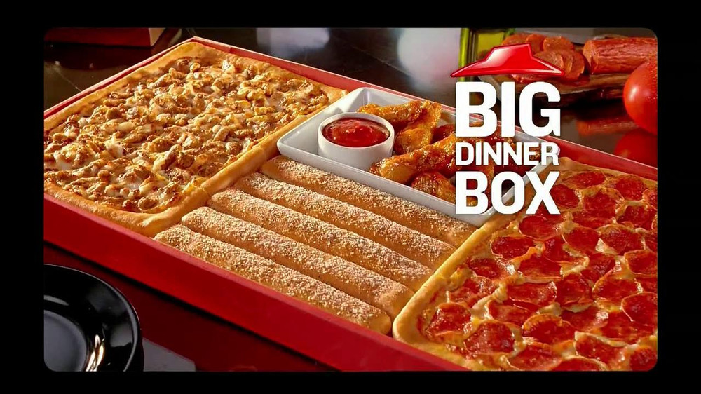 Pizza Hut Big Dinner Box
 Pizza Hut Big Dinner Box TV mercial Hush Featuring