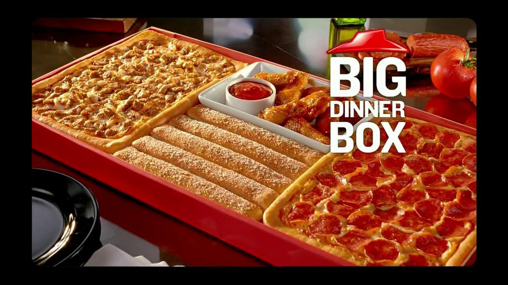 Pizza Hut Big Dinner Box
 Pizza Hut Big Dinner Box TV Spot Aaron Rogers Look Alike