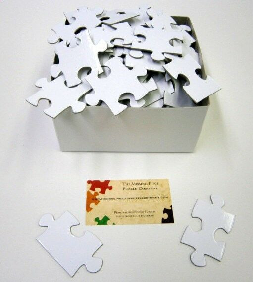 Plain White Puzzle For Wedding Guest Book
 NUMBERED Wedding Guest Book Puzzle Extra WHITE BLANK