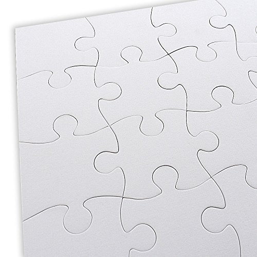 Plain White Puzzle For Wedding Guest Book
 Blank White Puzzle Wedding Guest Book Alternative