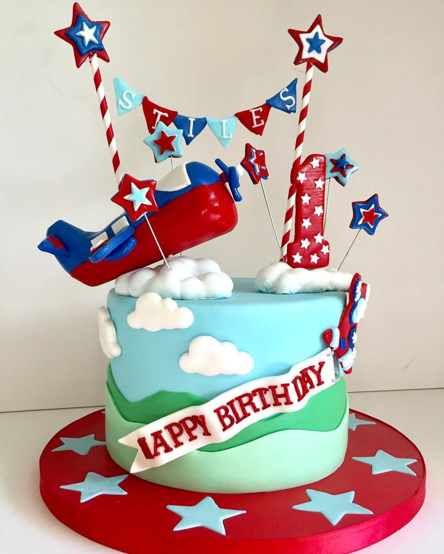 Planes Birthday Cake
 Airplane 1St Birthday Cake CakeCentral