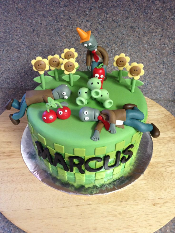Plants Vs Zombies Birthday Cake
 8 best images about food on Pinterest