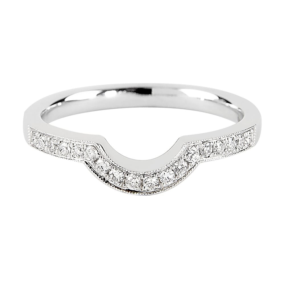 Platinum Diamond Wedding Rings
 Berry s Platinum Brilliant Cut Diamond Shaped Wedding Ring