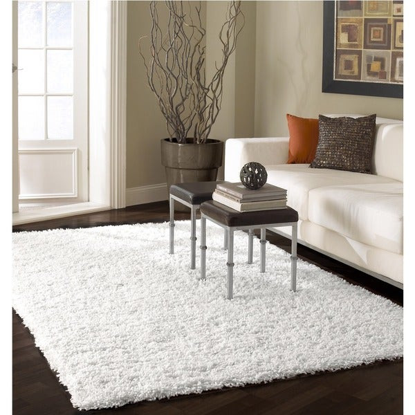 Plush Rugs For Living Room
 Shop nuLOOM Alexa My Soft and Plush White Shag Rug 8 x