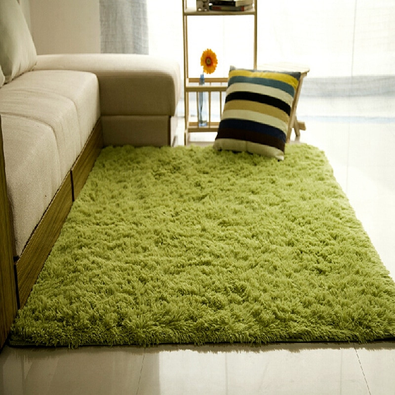 Plush Rugs For Living Room
 9 Size Plush Shaggy Living Room Carpets Bedroom Kids Play