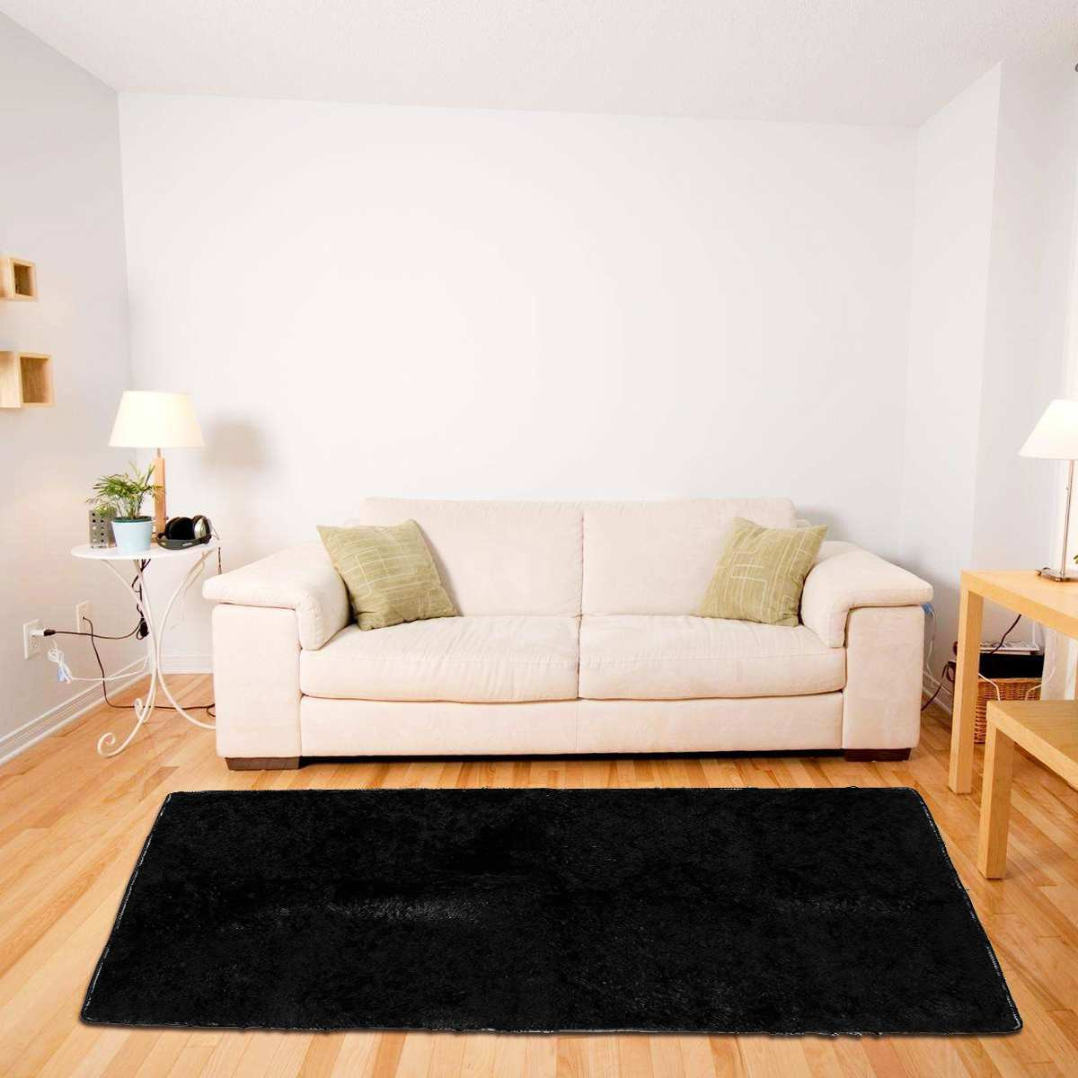 Plush Rugs For Living Room
 Home Anti Slip Shaggy Carpet For Living Room Warm Plush