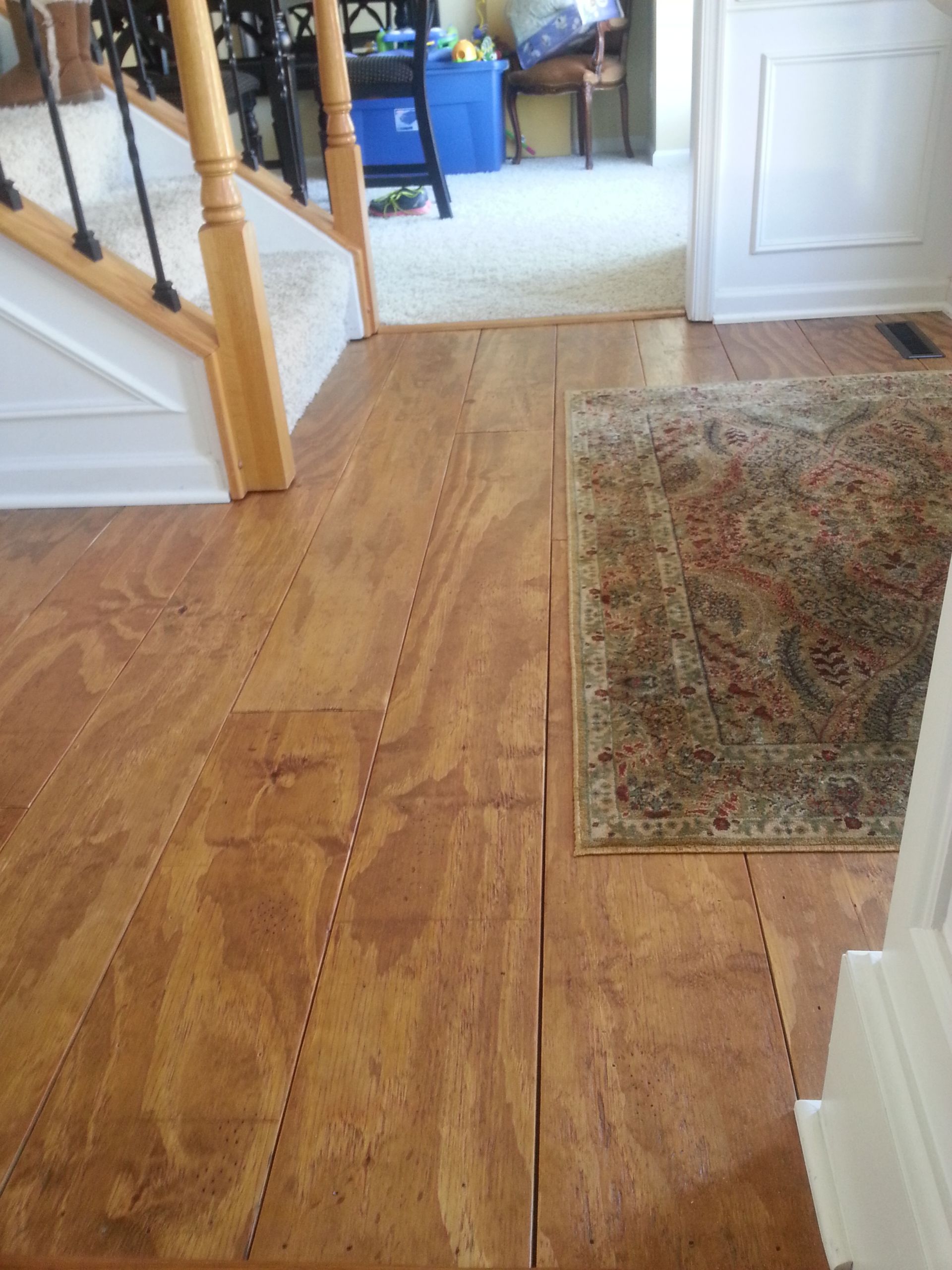 Plywood Plank Floors DIY
 Remodelaholic