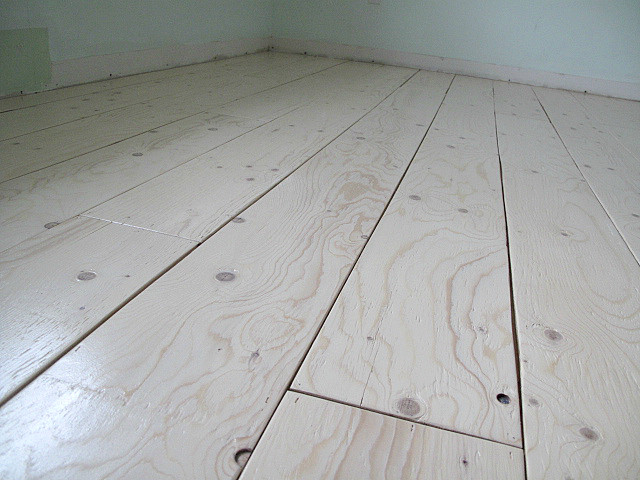 Plywood Plank Floors DIY
 Remodelaholic