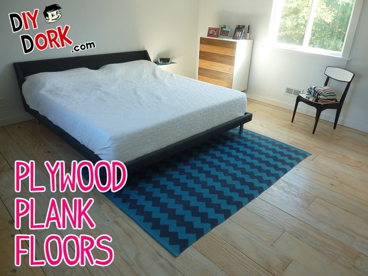 Plywood Plank Floors DIY
 Low Bud DIY Plywood Plank Floors