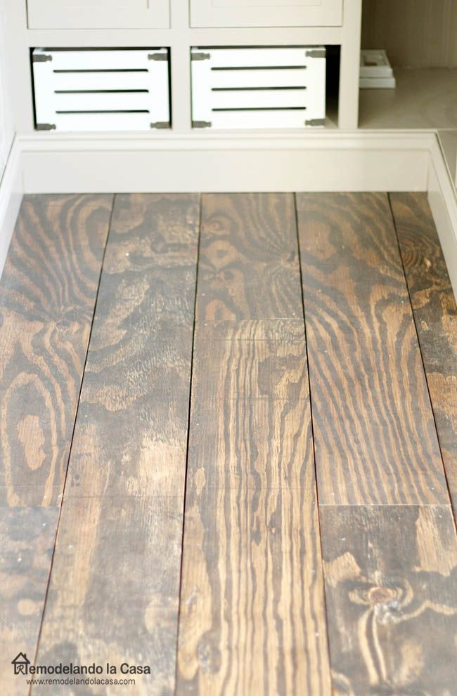 Plywood Plank Floors DIY
 DIY Plywood Floors in 2020