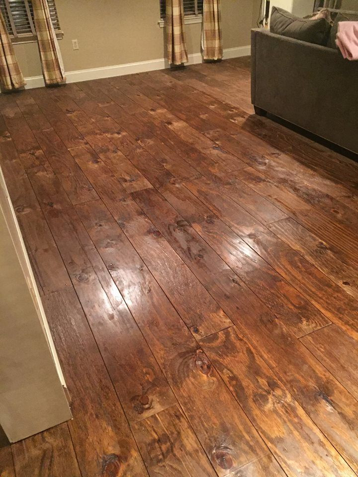 Plywood Plank Floors DIY
 Plywood Plank Flooring Maria Santangelo 9 8 16 Stained