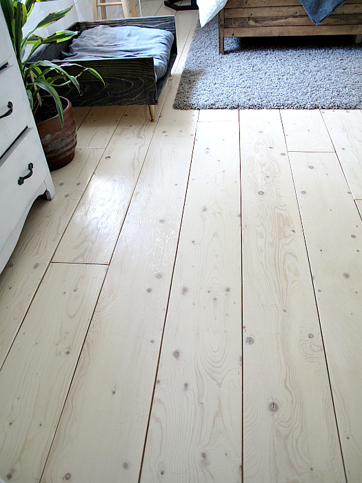 Plywood Plank Floors DIY
 Remodelaholic